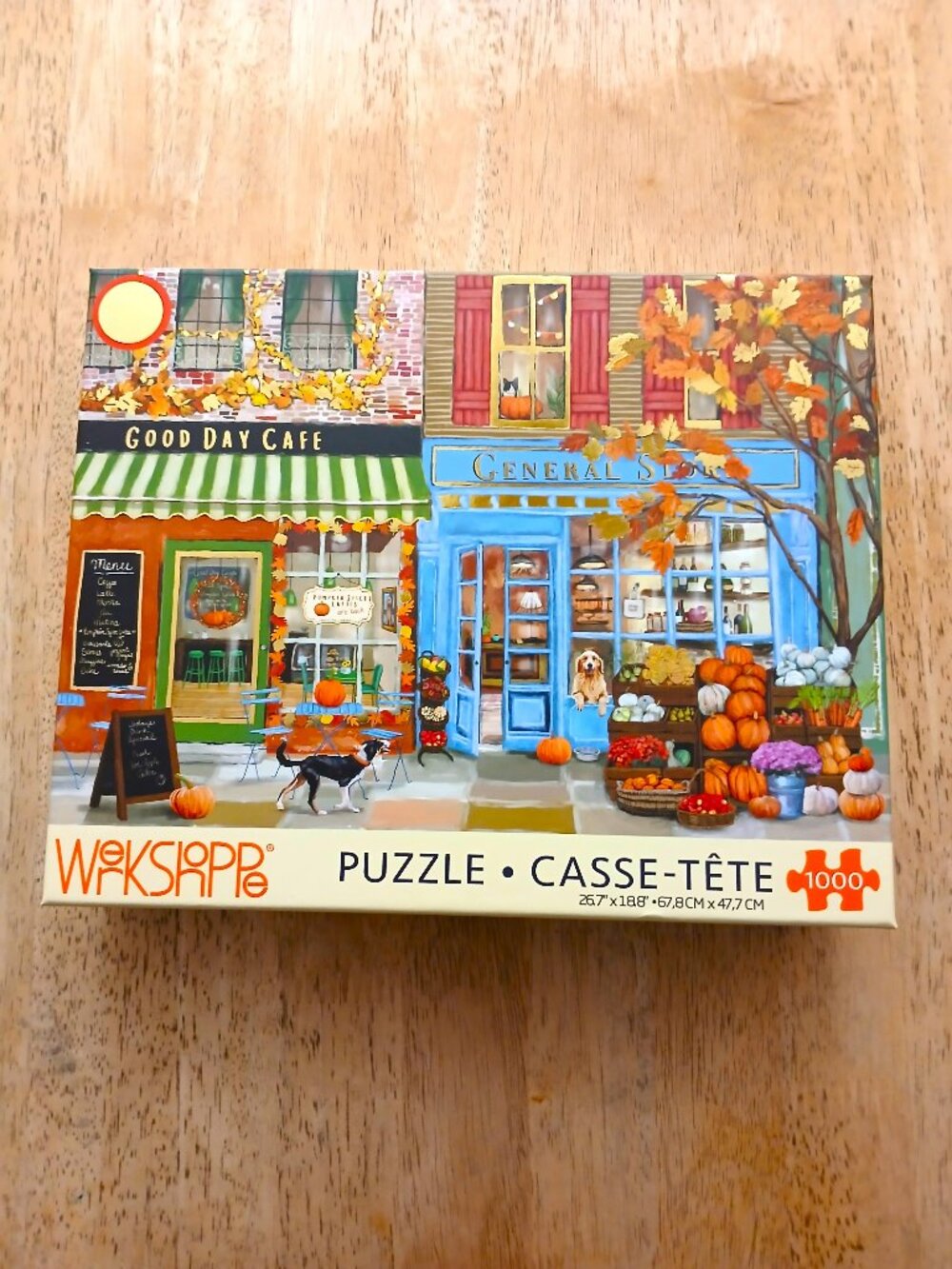 WerkShoppe "Autumn on Main" Jigsaw Puzzle, 1000 Pieces